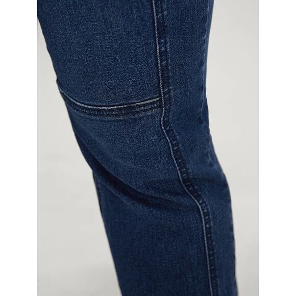 Size 22 • 3x • BloomChic • Very Stretchy Pocket Dark Wash Patchwork Jeans - Picture 6 of 7